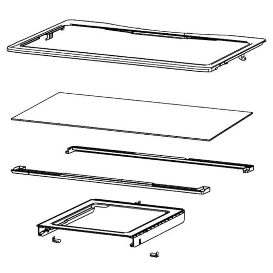 DA97-06685D Samsung Refrigerator Shelf Assembly, Upper - Appliance Parts Canada