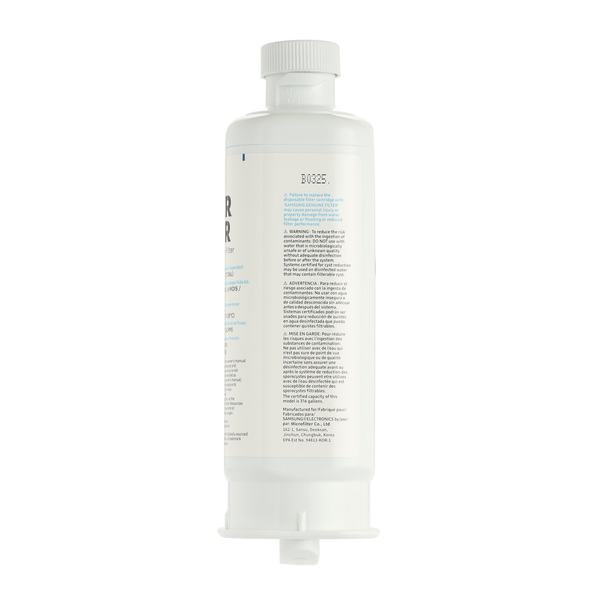 DA97-17376B Samsung Refrigerator Water Filter