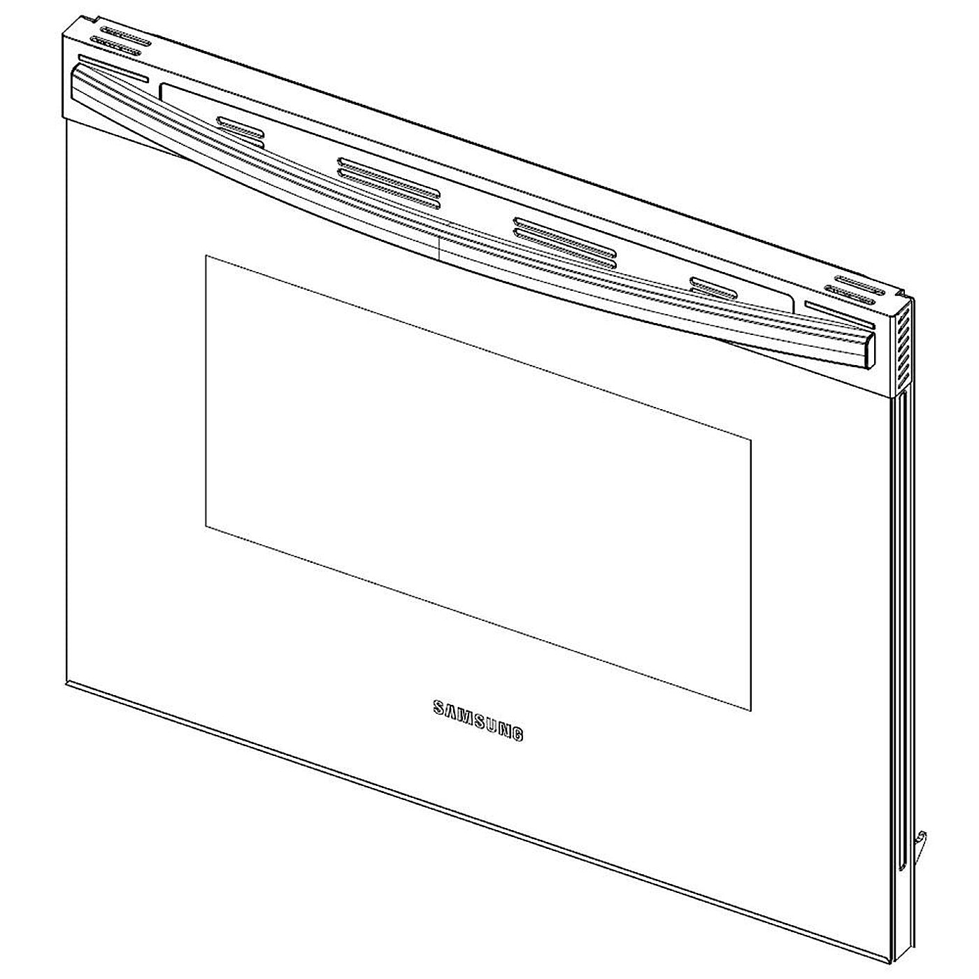 DG94-04081A Samsung Range Module Door Assembly - Appliance Parts Canada