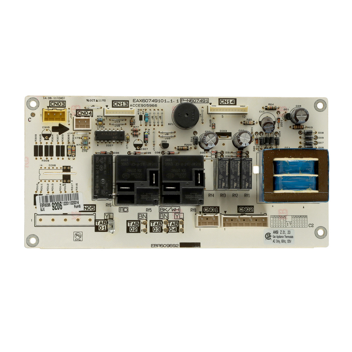 EBR60969206 LG Range Stove Oven PCB Power Control Board Assembly - Appliance Parts Canada