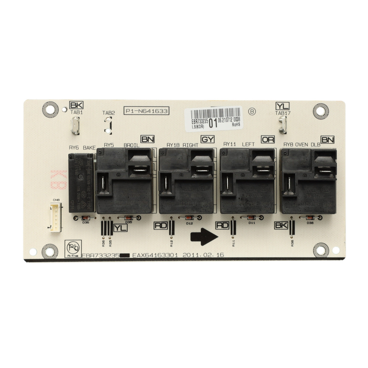 EBR73323501 LG Range Oven Main Control Board PCB Assembly - Appliance Parts Canada