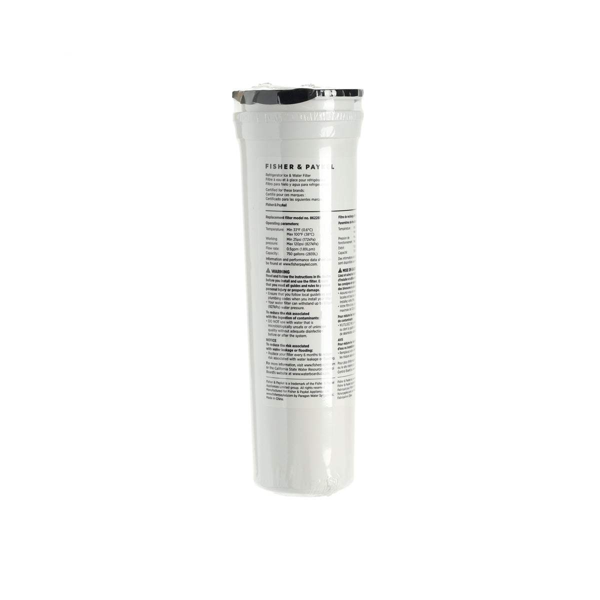 Fisher & Paykel / DCS 862285 Fisher & Paykel Refrigerator Water Filter FS FWC2 - Appliance Parts Canada