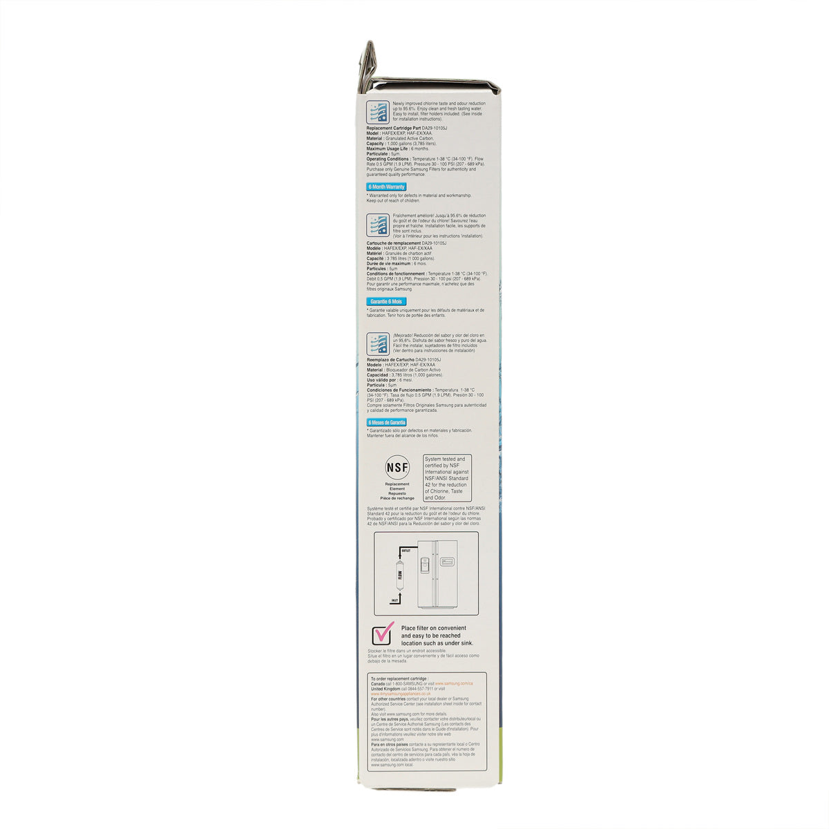 HAF-EX/XAA Samsung Water Filter - Appliance Parts Canada