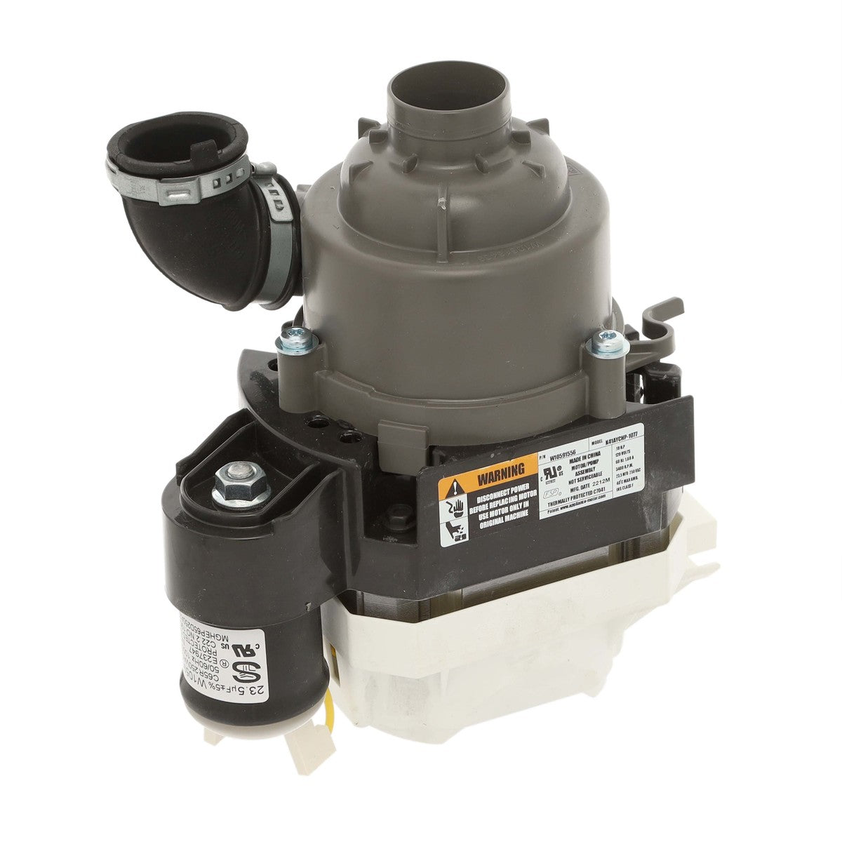 W10815709 Whirlpool Dishwasher Pump Motor Assembly - Appliance Parts Canada