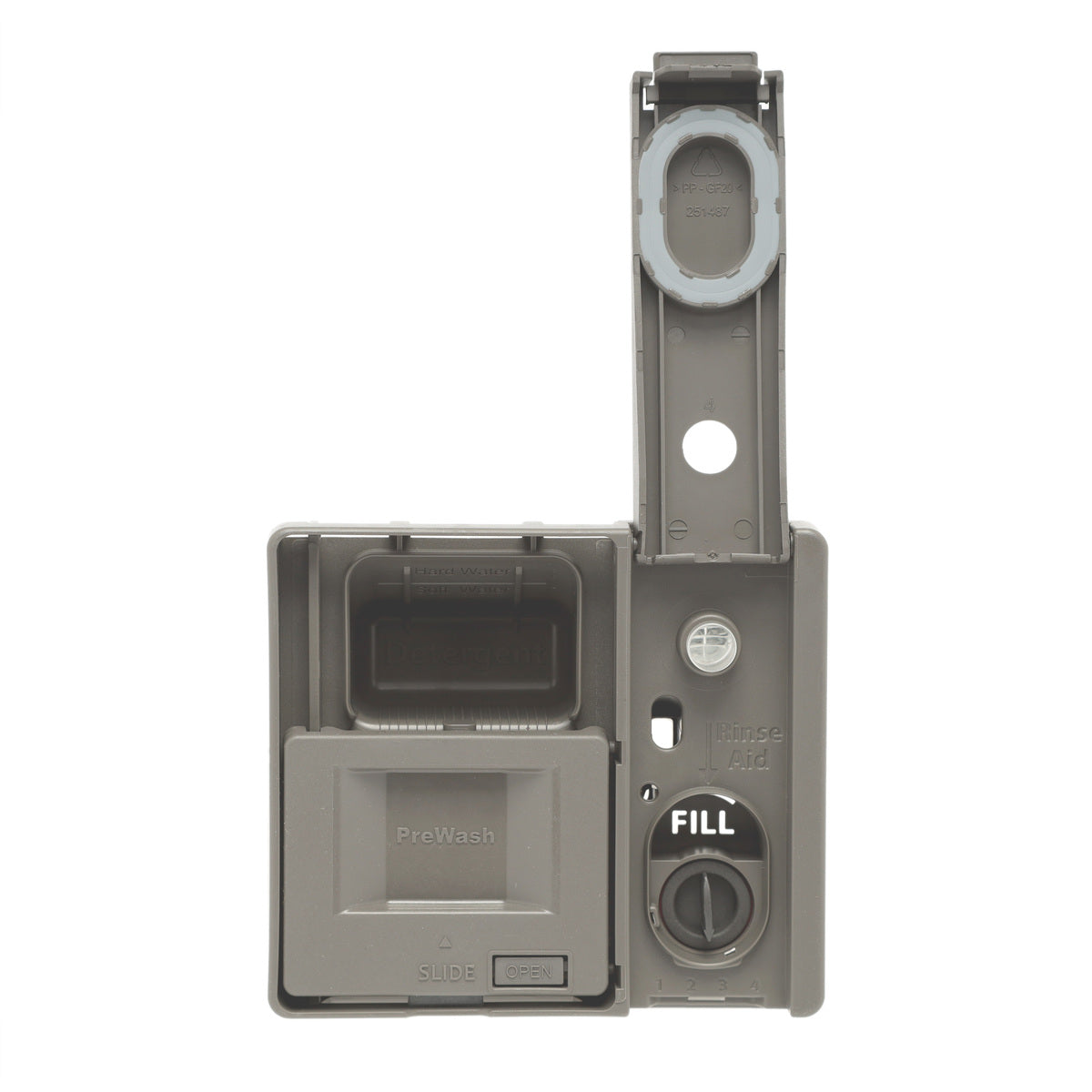 W10861000 Whirlpool Dishwasher Detergent Dispenser - Appliance Parts Canada