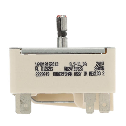 WG02F04192 GE Range Infinite Switch Control (For 8" Element) - Appliance Parts Canada