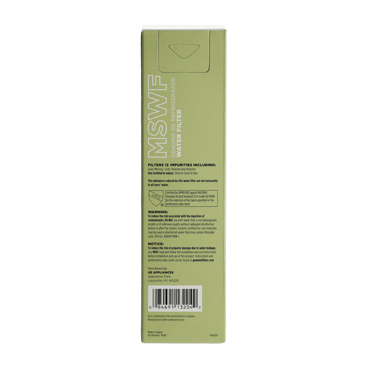 WG03F00676 GE Refrigerator SmartWater MSWF Water Filter - Appliance Parts Canada