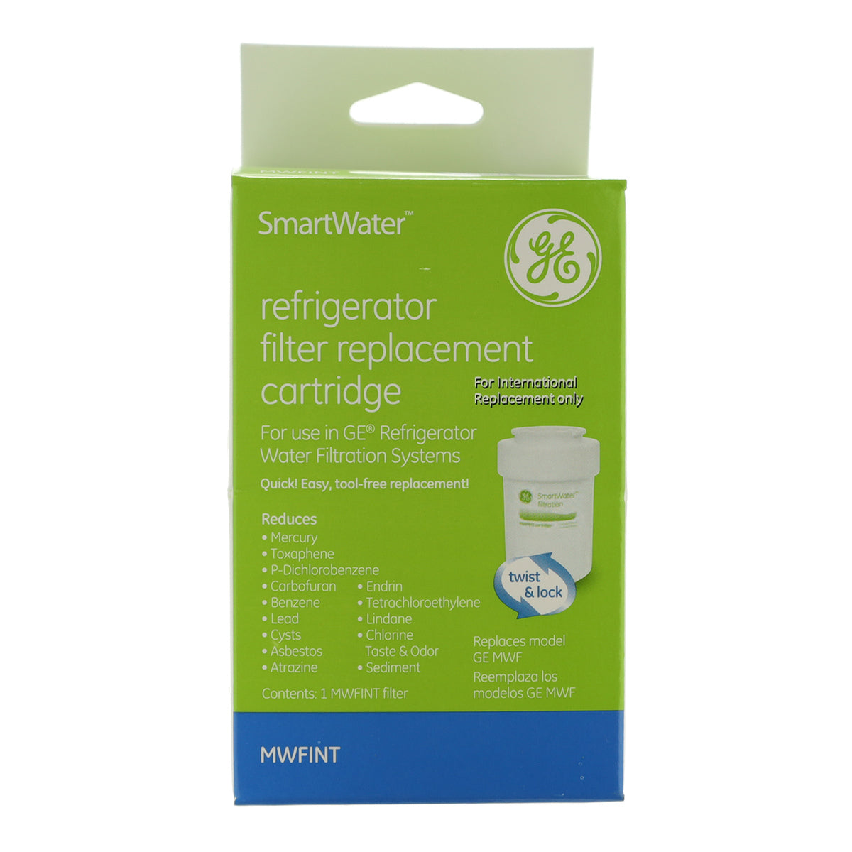 WG03F00835 MWF GE Refrigerator Water Filter - Appliance Parts Canada