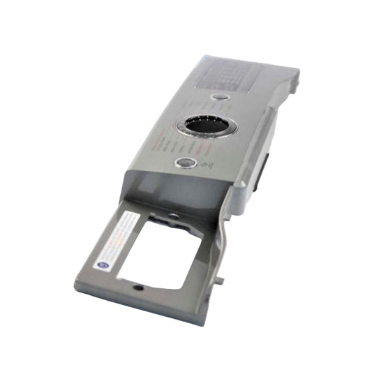 Gray electronic device on a white background